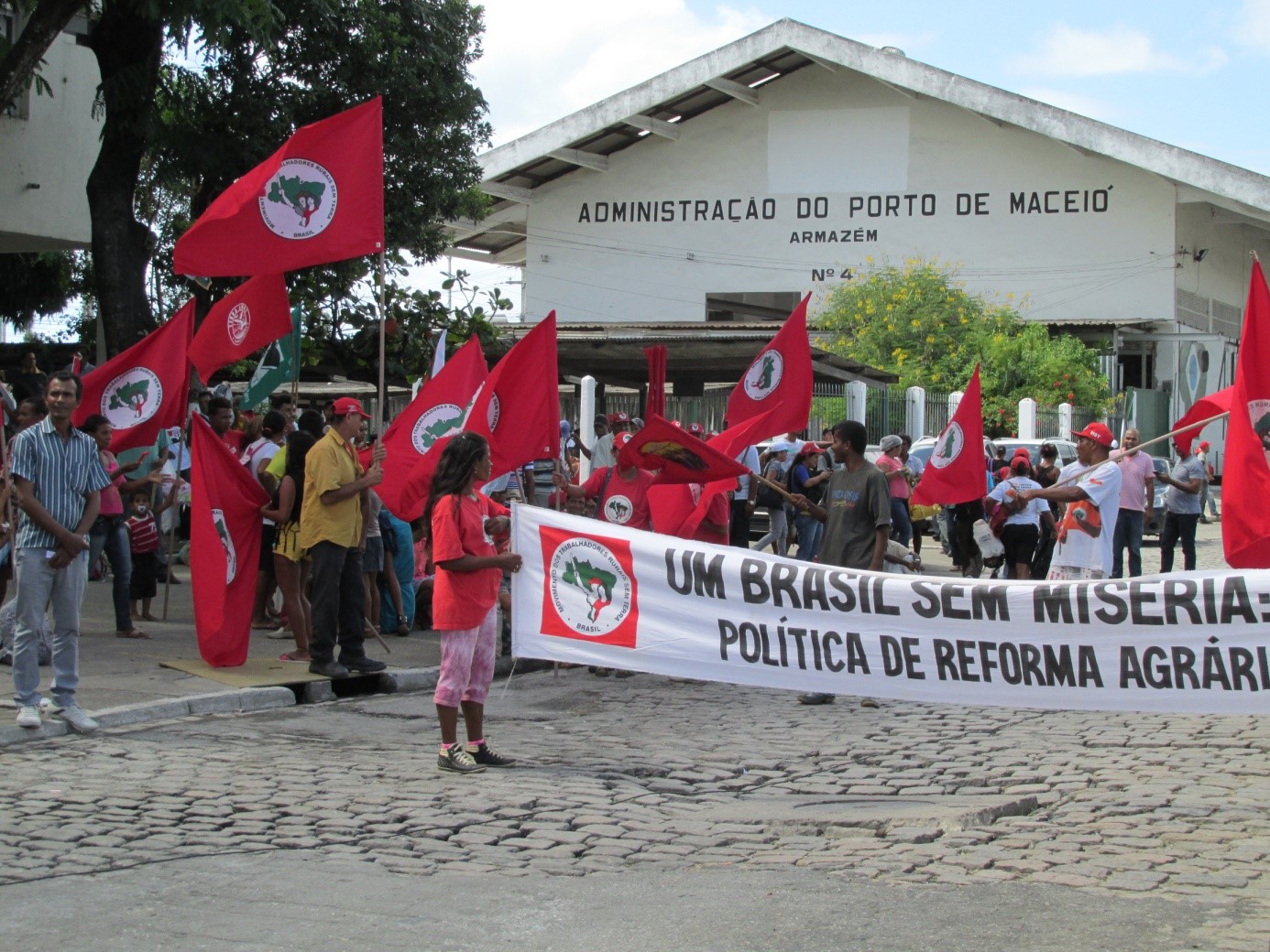Manifestation of Landless Workers Brazil