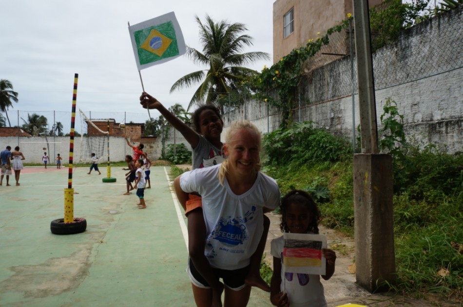 Volunteer in Brazil sport